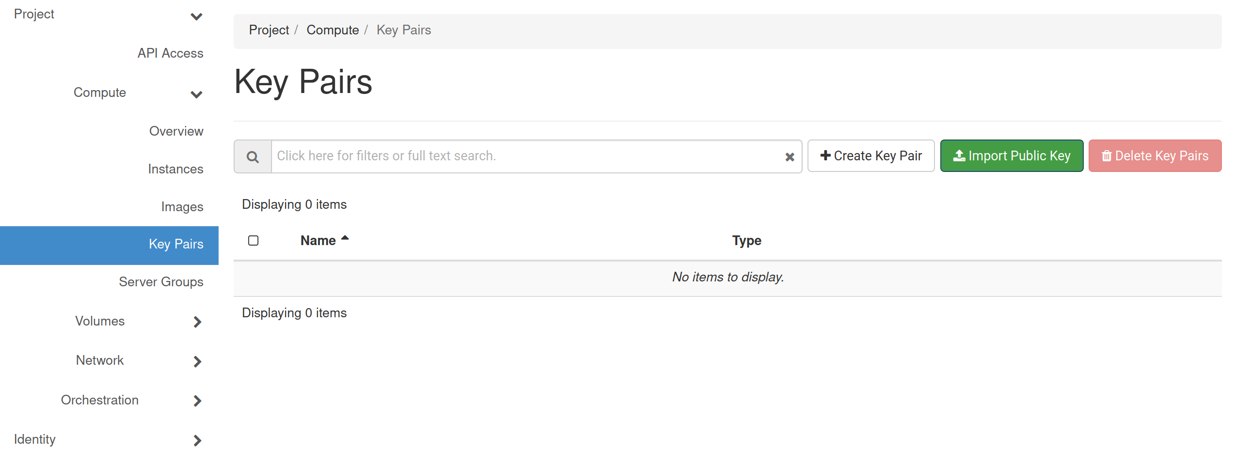 OpenStack key - overview